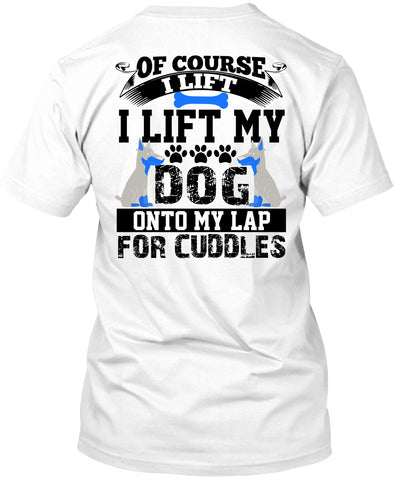 A black t-shirt with the shopify logo