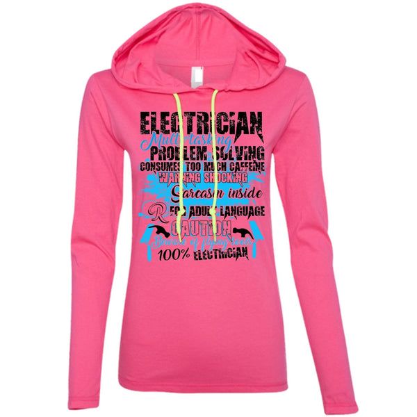 Electrician Multitasking T Shirt, I Love Electrician T Shirt, Awesome T-Shirts
