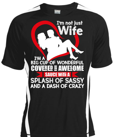 A black t-shirt with the shopify logo