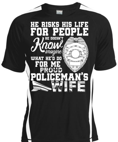 A black t-shirt with the shopify logo