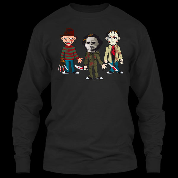 A black t-shirt with the shopify logo