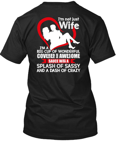 A black t-shirt with the shopify logo