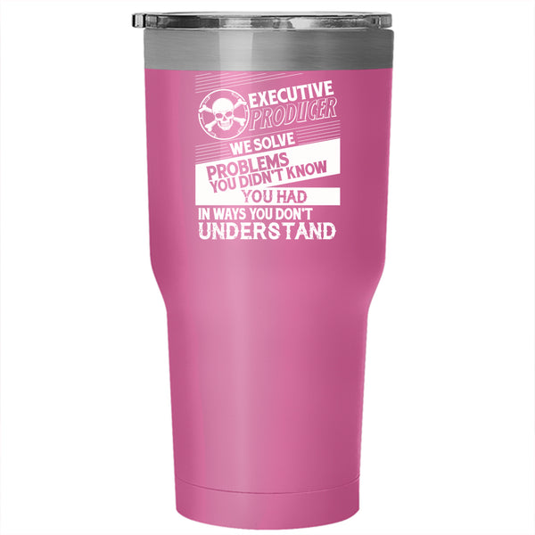 Executive Producer Tumbler 30 oz Stainless Steel, Cool Gift For Son Travel Mug