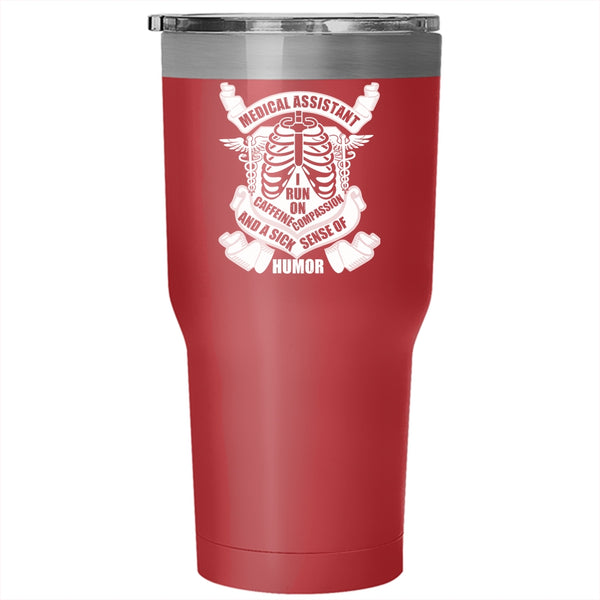 Medical Assistant Tumbler 30 oz Stainless Steel, Cool Gift For Nurse Travel Mug