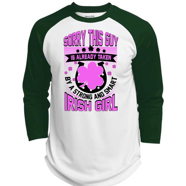 Smart Irish Girl T Shirt, I Love Irish T Shirt, Awesome T-Shirts  (Polyester Game Baseball Jersey)