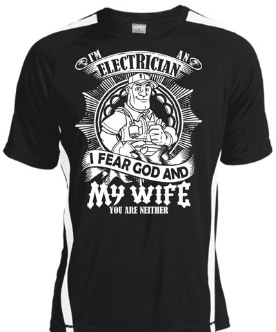 A black t-shirt with the shopify logo