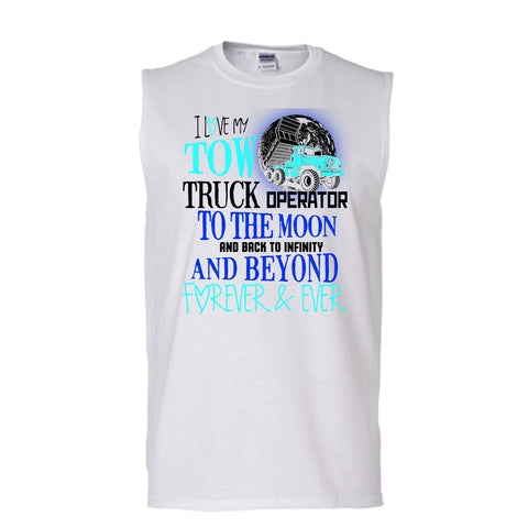 A black t-shirt with the shopify logo