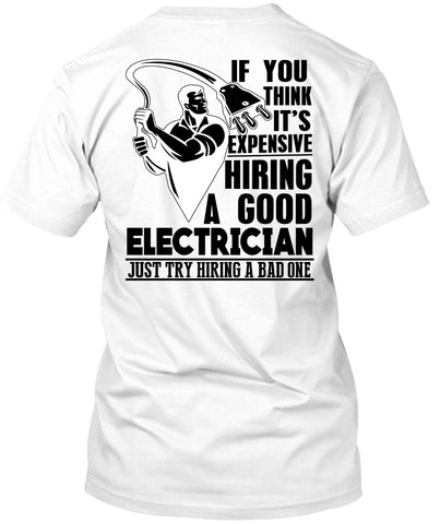 A black t-shirt with the shopify logo