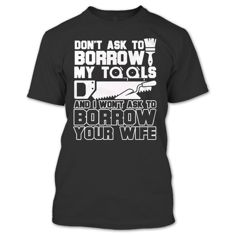 A black t-shirt with the shopify logo