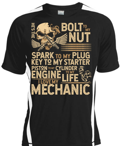 A black t-shirt with the shopify logo