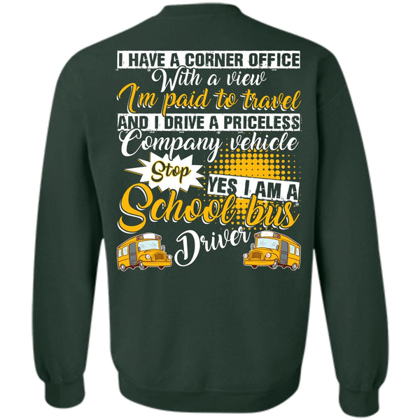 I'm Paid To Travel T Shirt, I Love Bus Sweatshirt
