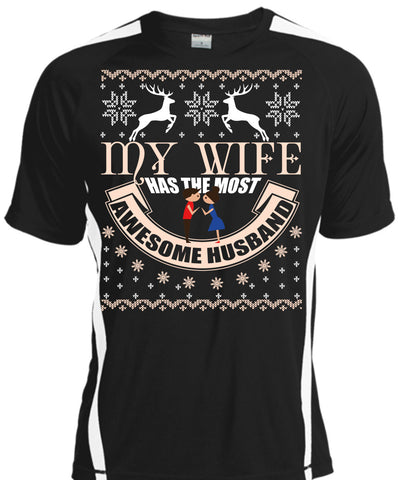 A black t-shirt with the shopify logo