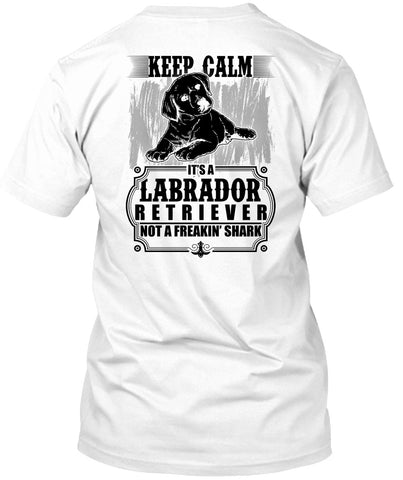 A black t-shirt with the shopify logo