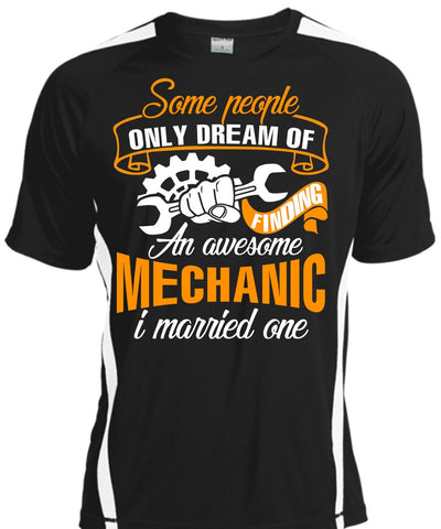 A black t-shirt with the shopify logo