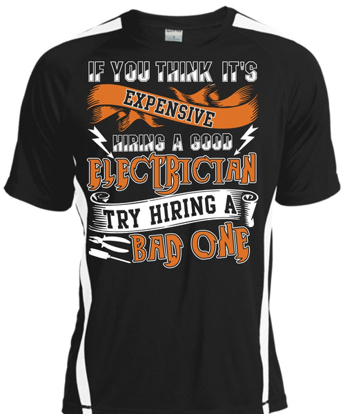 A black t-shirt with the shopify logo