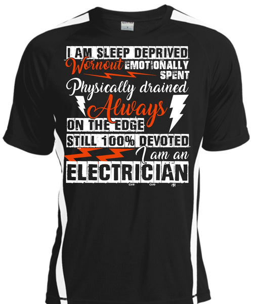 A black t-shirt with the shopify logo