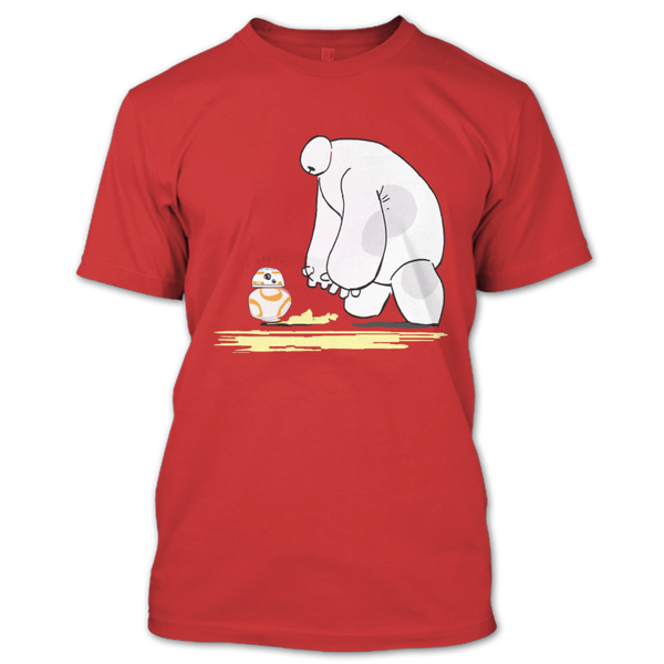 A black t-shirt with the shopify logo