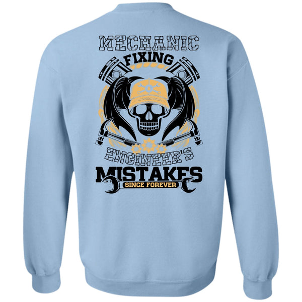 I Love Mechanic T Shirt, Mechanic Fixing Engineer's Sweatshirt