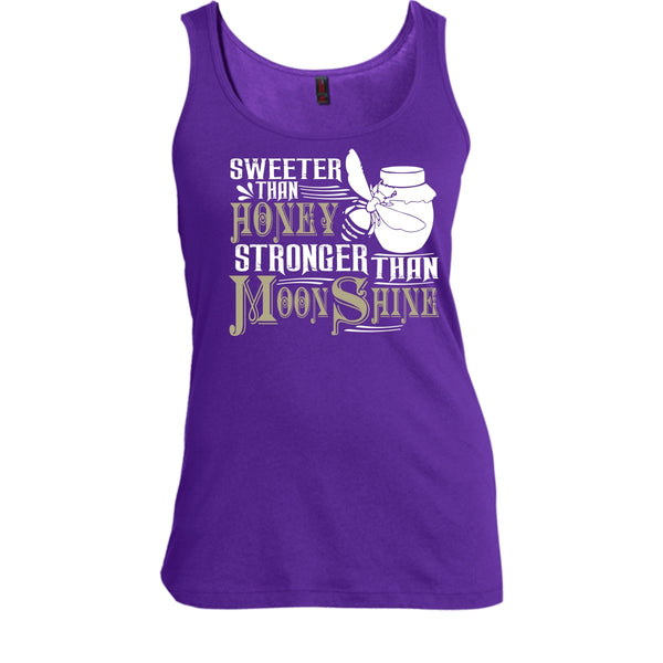 Sweeter Than Honey T Shirt, Stronger Than Moonshine T Shirt, Cool T Shirt