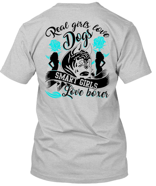 Real Girls Love Dogs T Shirt, I Love Dog T Shirt