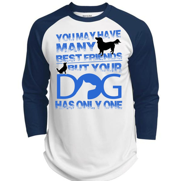 Your Dog Has Only One T Shirt, I Love My Dog T Shirt, Awesome T-Shirts  (Polyester Game Baseball Jersey)