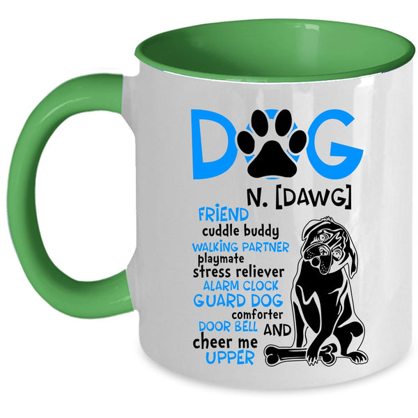 Cute Gift For Dog Lovers Coffee Mug, Dog Accent Mug