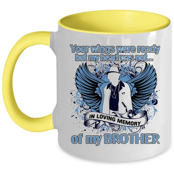 My Heart Was Not Coffee Mug, Your Wings Were Ready Accent Mug