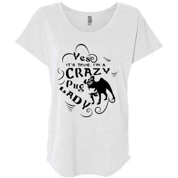 It's True I'm A Crazy Pug Lady T Shirt, I Love My Dog T Shirt, Favorite T Shirt