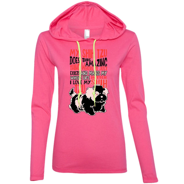 My Shih Tzu Does This Amazing T Shirt, My Dog T Shirt, Awesome T-Shirts