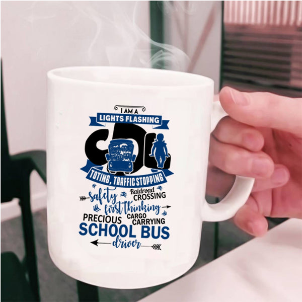 Cute School Bus Driver Coffee Mug, I Am A School Bus Driver Cup