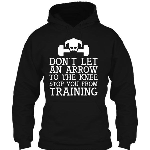 A black t-shirt with the shopify logo