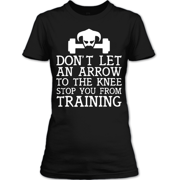 A black t-shirt with the shopify logo