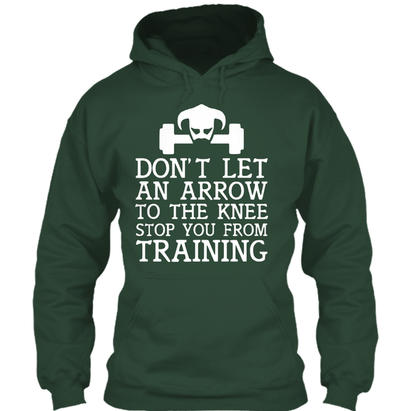 A black t-shirt with the shopify logo