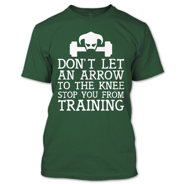 A black t-shirt with the shopify logo