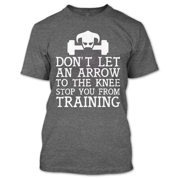 A black t-shirt with the shopify logo