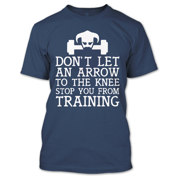 A black t-shirt with the shopify logo