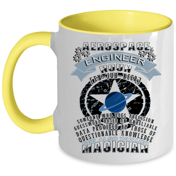 Funny Gift For Engineer Coffee Mug, Aerospace Engineer Accent Mug