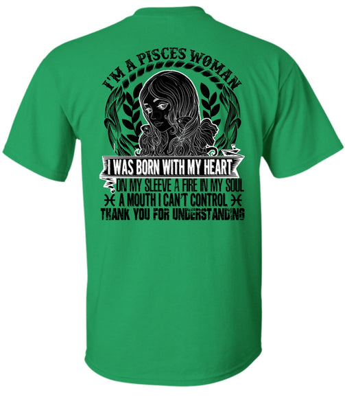 I'm A Pisces Woman T Shirt, I Love Pisces T Shirt