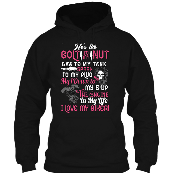 A black t-shirt with the shopify logo