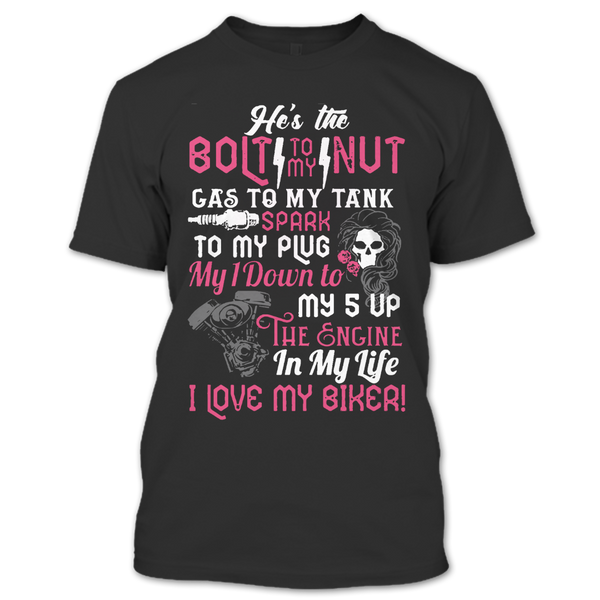 A black t-shirt with the shopify logo