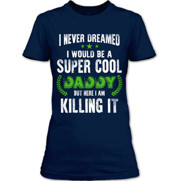 A black t-shirt with the shopify logo