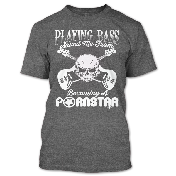 A black t-shirt with the shopify logo