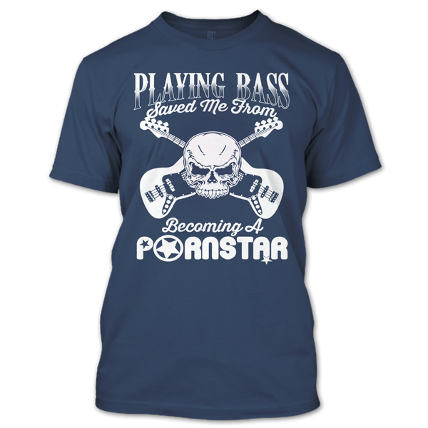 A black t-shirt with the shopify logo