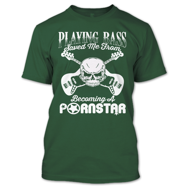 A black t-shirt with the shopify logo