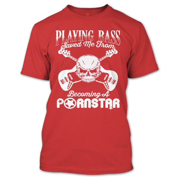 A black t-shirt with the shopify logo