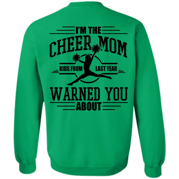 I Love Cheering T Shirt, I'm The Cheer Mom Sweatshirt