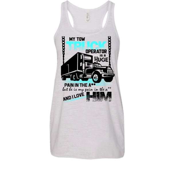 My Tow Truck Operator T Shirt, I Love My Tow Truck Operator Tank Top