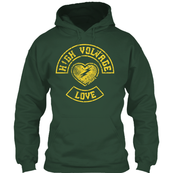 A black t-shirt with the shopify logo