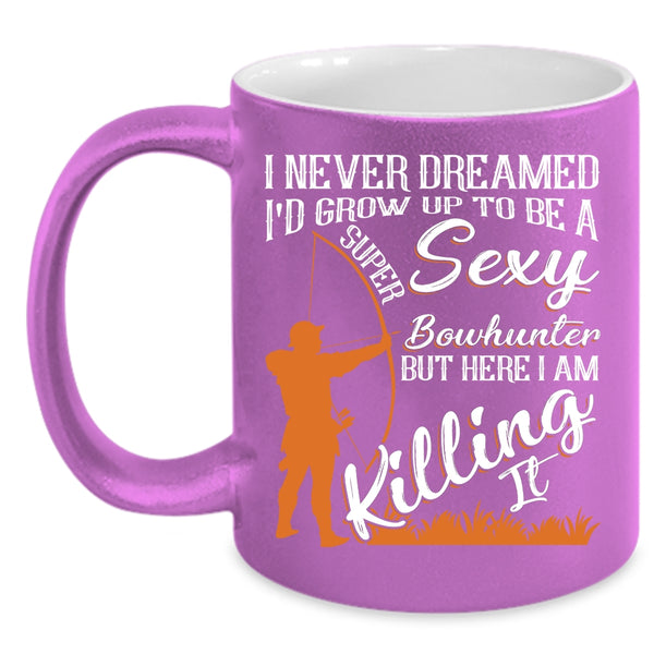 I'd Grow Up To Be A Bowhunter Coffee Mug, Cool Bowhunter Coffee Cup