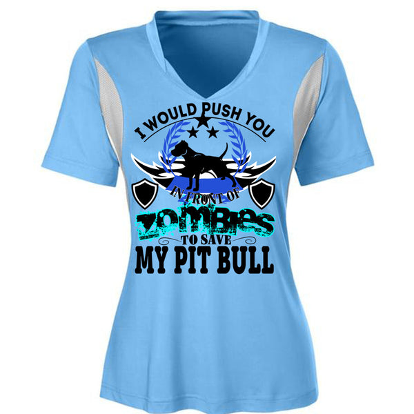 Zombies To Save My Pit Bull T Shirt, I Love Dogs T Shirt, Awesome T-Shirts